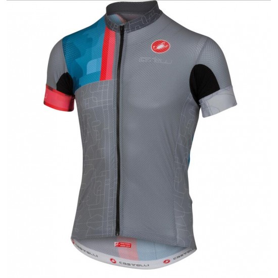 2016 Castelli Rodeo Fahrradbekleidung Radtrikot grijs J0UML