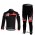 Castelli 3T Fahrradbekleidung Set Langarmtrikot+Lange Radhose Schwarz 1R527