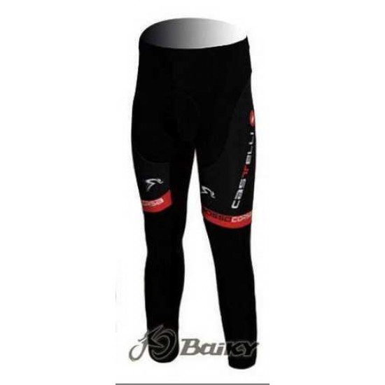 Castelli Pro Team Lange Fahrradhose Schwarz 4U09N