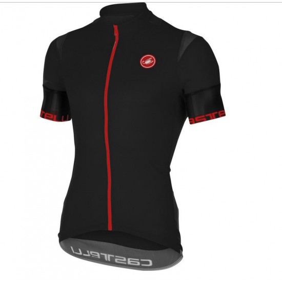 2016 Castelli Entrata 2.0 Fahrradbekleidung Radtrikot Schwarz Rot BQM4H