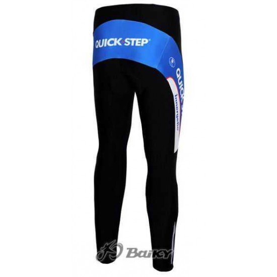 Omega Pharma-Quick Step innergetic Lange Fahrradhose blau weiß FZDCD