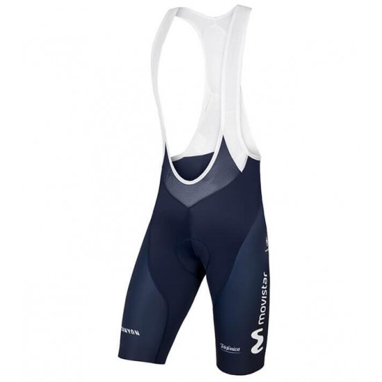 MOVISTAR TEAM 2018 Dame Kurz Trägerhose 62CUQ