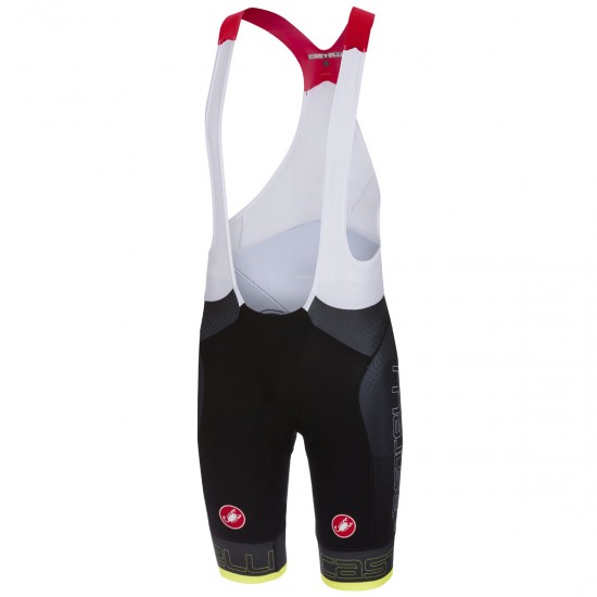 Castelli Free Aero Race Team Version gelb fluo Kurz Trägerhose EKB7T