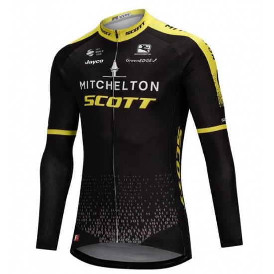 Mitchelton Scott 2018 Fahrradbekleidung Radtrikot Langarm 4FM72