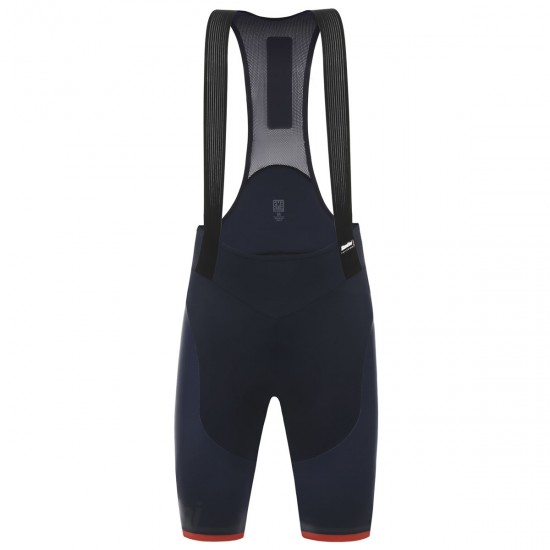 Santini Tono 2.0 grijs Kurz Trägerhose 6NFOG