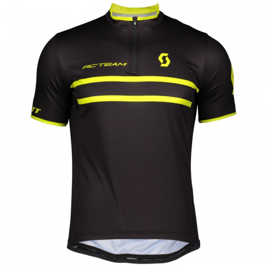 SCOTT RC TEAM 20 Fahrradbekleidung Radtrikot black/sulphur yellow ILW9O