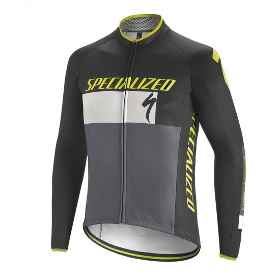 Specialized Element RBX Comp Logo-Schwarz M/L Fahrradbekleidung Radtrikot Langarm DCBX9