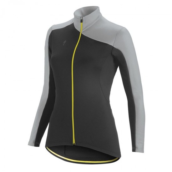 Specialized RBX Sport-grijs Damen Fahrradbekleidung Radtrikot Langarm A3KN4