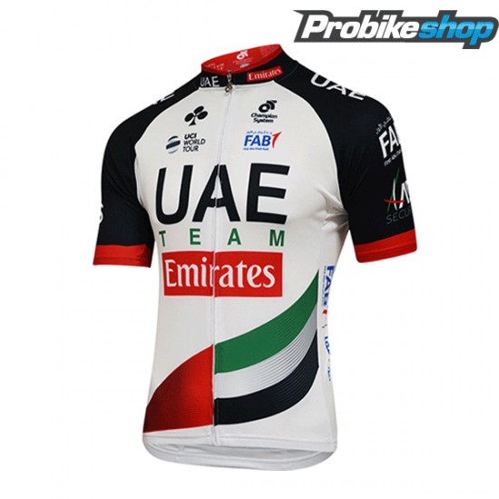 2018 UAE Team Emirates Fahrradbekleidung Radtrikot Langarm I2FQC