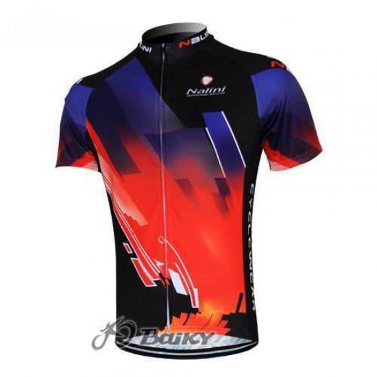 Nalini Pro Team Fahrradtrikot Radsport Rot Schwarz 25VZM