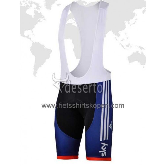 Teams Sky Great Britain Regno Unito Kurz Radhose 2XDWA