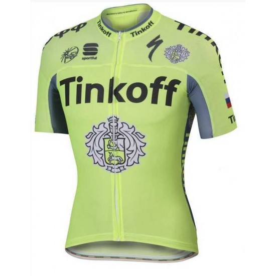2016 Tinkoff Fahrradtrikot Radsport lichtgrün HZCV3