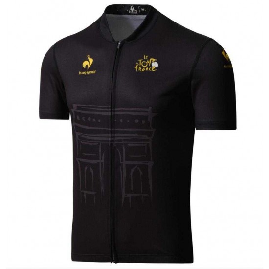 2015 Tour De France Fahrradtrikot Radsport Schwarz 7NHYK