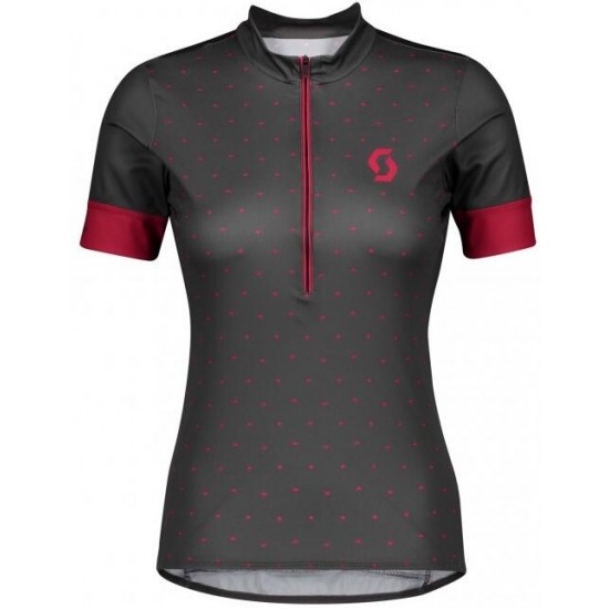 2020 Damen SCOTT Endurance 20 Radtrikot kurzarm Schwarz