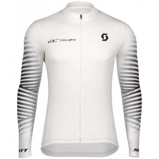 2020 SCOTT RC TEAM 10 Radtrikot langarm Weiß