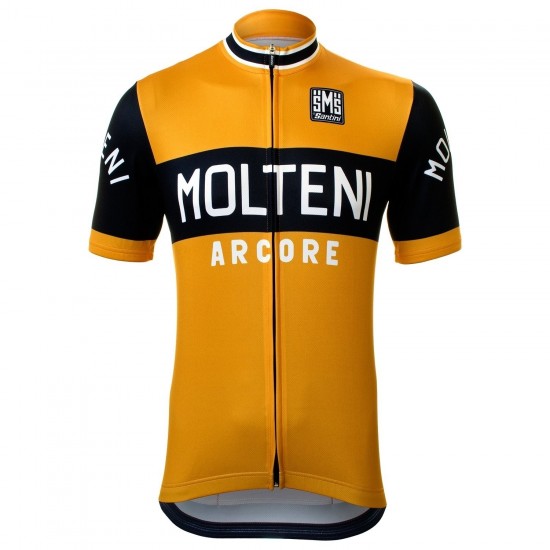 Molteni Arcore Retro Fahrradbekleidung Radtrikot NELUK