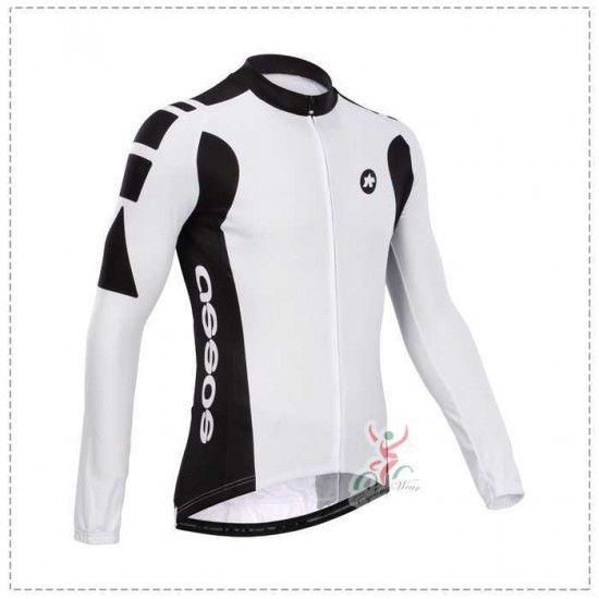 Assos 2014 Fahrradbekleidung Radtrikot Langarm Schwarz weiß Y71VW