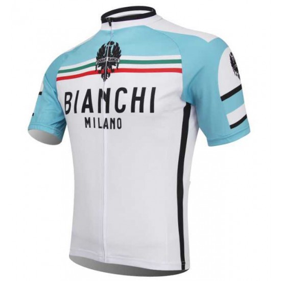 Bianchi 2014 Fahrradtrikot Radsport weiß blau OLCYZ