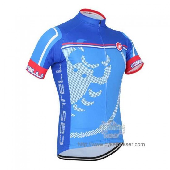 Castelli Velocissimo Giro Fahrradtrikot Radsport blau XJJ9K