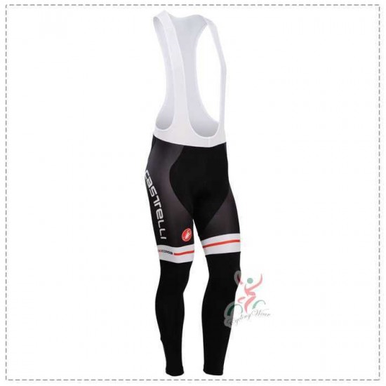 Castelli 2014 Lange Trägerhosen Online weiß Rot W76OZ