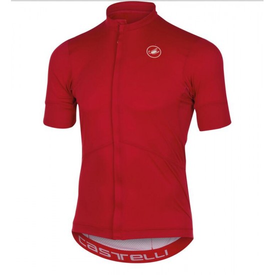 2016 Castelli Imprevisto Nano Fahrradbekleidung Radtrikot Rot YS8EO