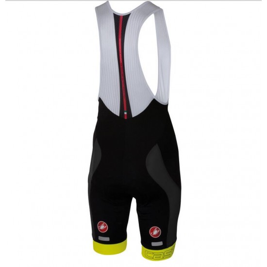 2016 Castelli Velocissimo Kurz Trägerhose gelb Schwarz ZEHNO