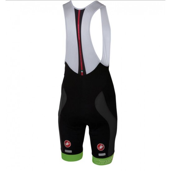 2016 Castelli Velocissimo Kurz Trägerhose grün Schwarz KTKMQ