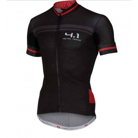 2016 Castelli Free Aero Race 4.1 Fahrradbekleidung Radtrikot Schwarz MAUHF