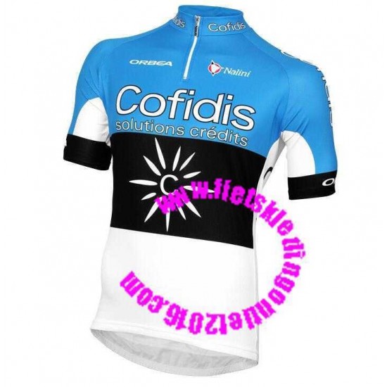 2016 Cofidis Champion Fahrradbekleidung Radtrikot blau JIX2P