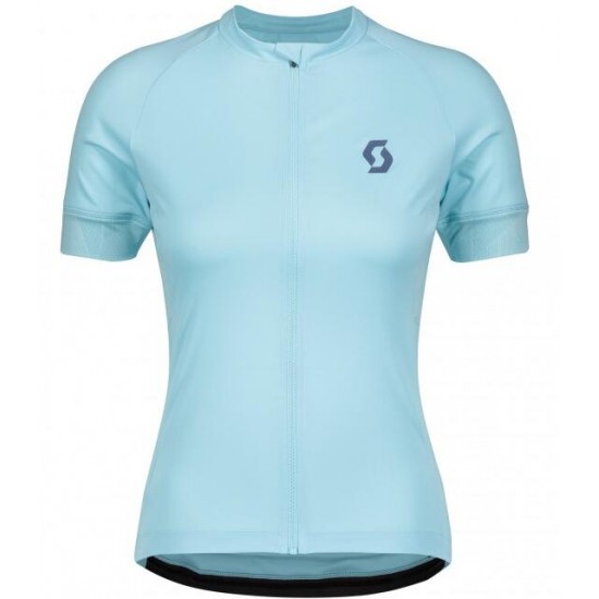 Damen SCOTT ENDURANCE 10 Radtrikot kurzarm Blau 2020