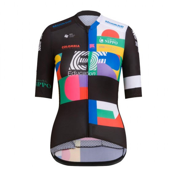 Damen EF Education Frist Tour De France 2021 Team Fahrradtrikot Radsport xXmVFp