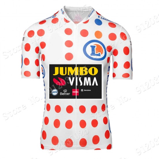 Polka Dot Jumbo Visma Tour De France 2021 Team Fahrradtrikot Radsport Yyw4Jj