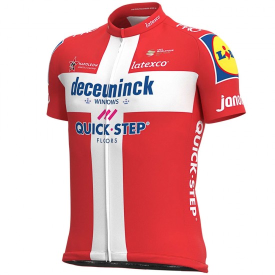 2021 Deceuninck quick step Danish Pro Radsport Kurz Trägerhose SvLxb0