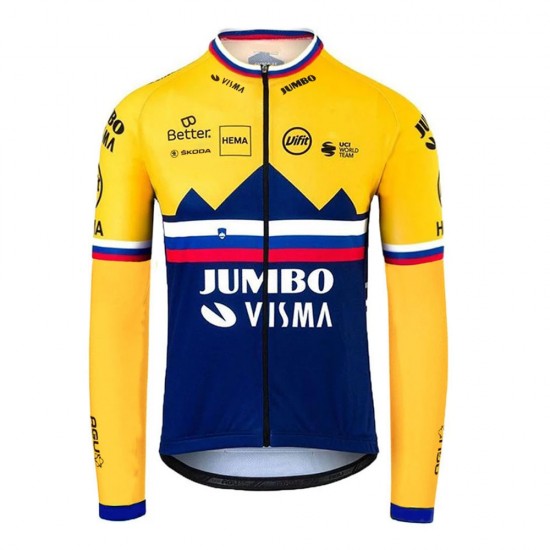 Jumbo Visma SLovenia Pro Team 2021 Fahrradtrikot Radsport nu8m0f