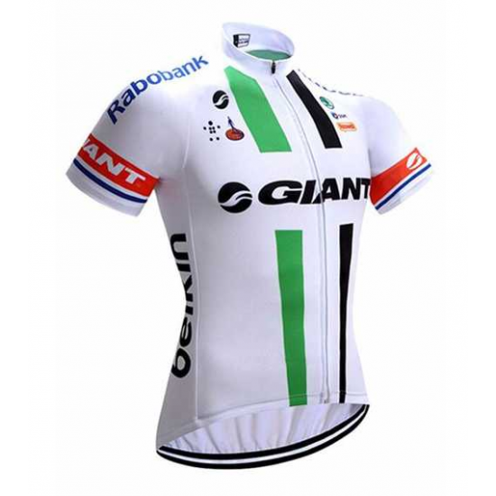 2016-2017 Giant Fahrradtrikot Radsport weiß W4MZR