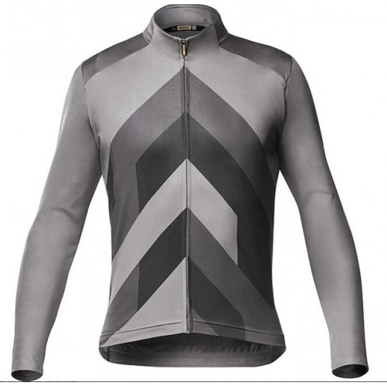 MAVIC Cosmic Graphic 2020 Radtrikot langarm Grau