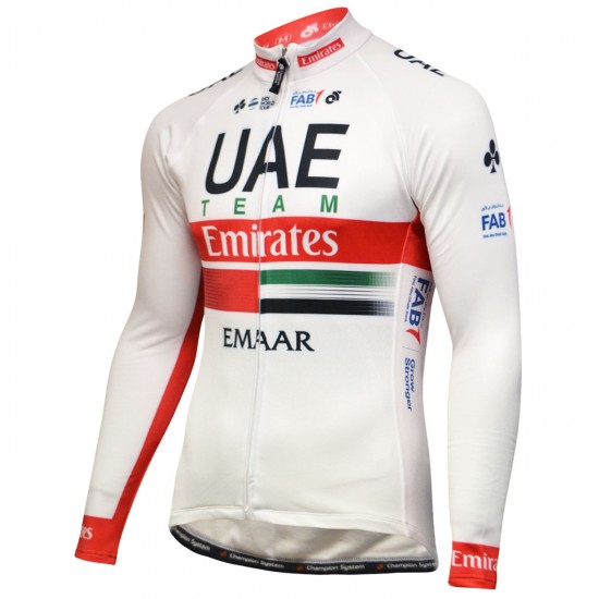 UAE Team Emirates 2019 Fahrradbekleidung Radtrikot Langarm RW928