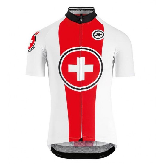 Swiss National Teams 2018 ASSOS Fahrradbekleidung Radtrikot NBCM8