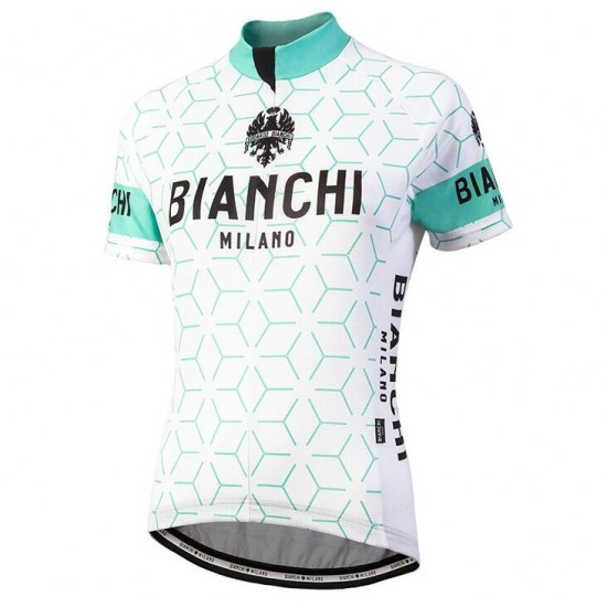 Bianchi Milano Nevola white Damen Fahrradbekleidung Radtrikoten UG86A