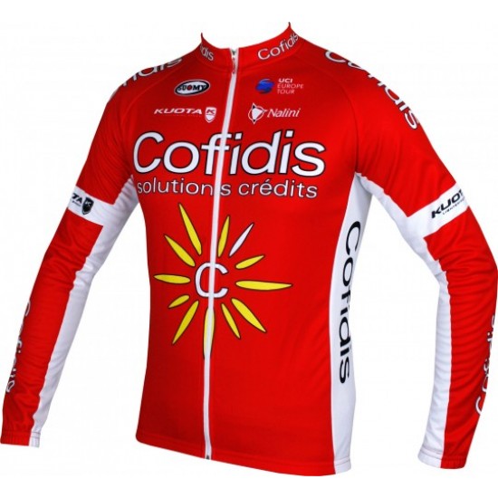 2018 COFIDIS Fahrradbekleidung Radtrikot Langarm UCKPM