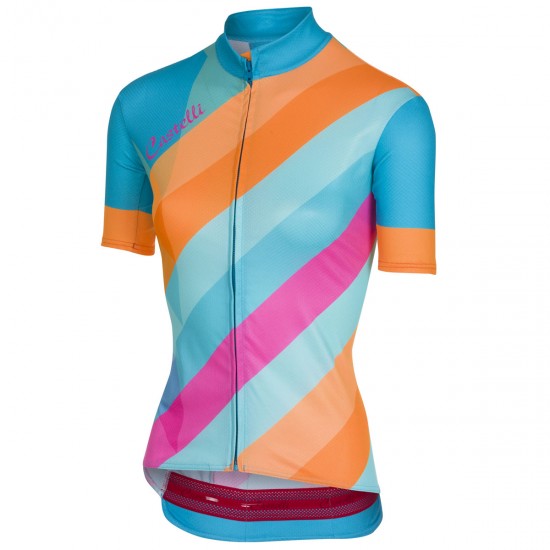 Castelli Prisma-Light Bleu Damen Fahrradbekleidung Radtrikot KDGU3