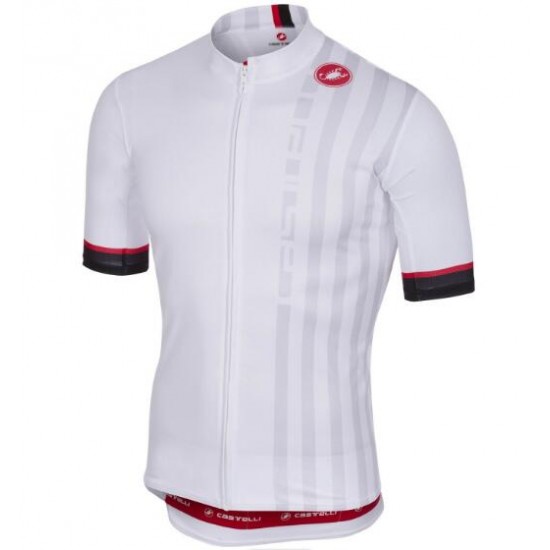 Castelli PODIO DOPPIO white Fahrradbekleidung Radtrikot O5RES