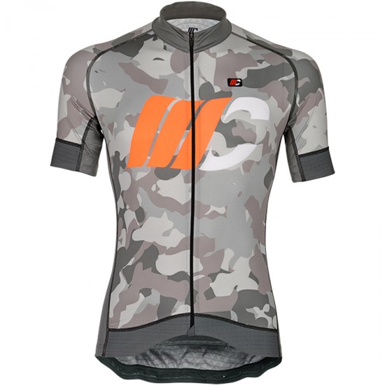 Cipollini Prestige Camo Grijs oranje Fahrradbekleidung Radtrikot MT64Z