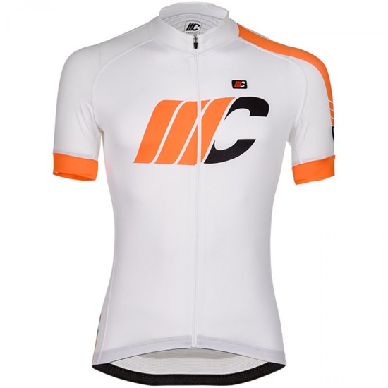 Cipollini Easy weiß oranje Fahrradbekleidung Radtrikot MRJQH