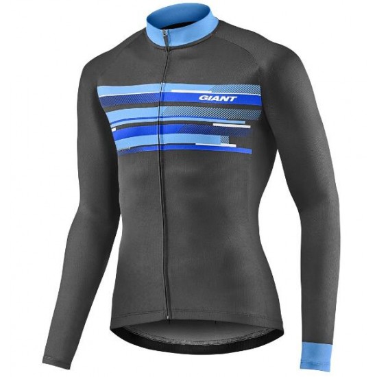 Giant Rival Fahrradbekleidung Radtrikot Langarm black/blue N2T3Q