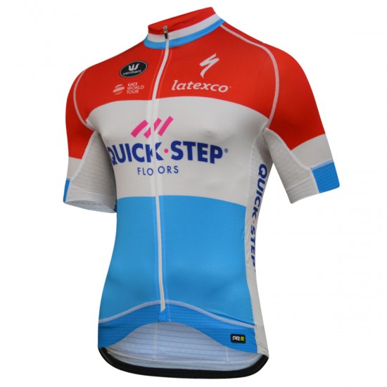 Quick Step Floors 2018 Luxembourg Champion Fahrradbekleidung Radtrikot WA4M2