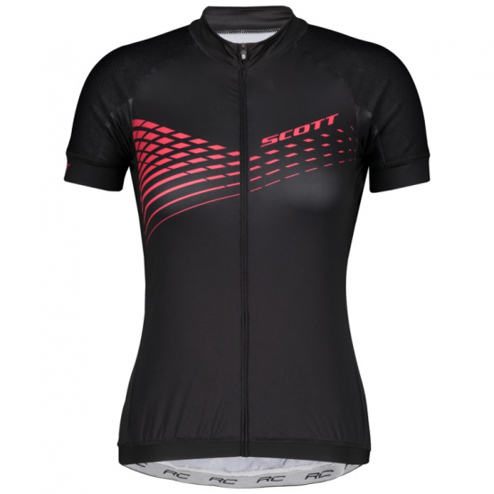 Scott RC Damen PREMIUM ITD Fahrradbekleidung Radtrikot black/azalea pink SCXA7