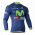 Movistar 2014 Fahrradbekleidung Radtrikot Langarm blau KERX6