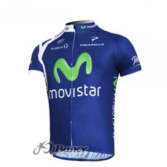 Movistar Teams Fahrradtrikot Radsport blau KT042