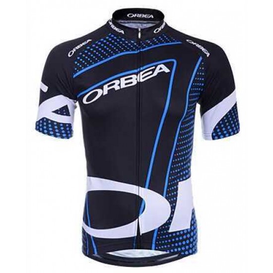 2015 Orbea Schwarz blau weiß Fahrradtrikot Radsport ZHO65